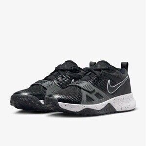 Nike Air Zoom Diamond Elite Mens DZ0503-003 Black Baseball Turf Shoes Size 6.5